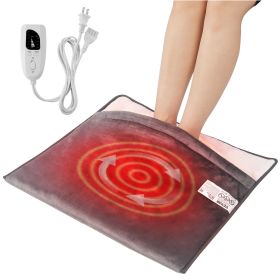 VEVOR Electric Heated Foot Warmer Soft Flannel Foot Heating Pad 21.5" x 19.0"