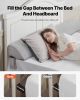 Bed Wedge Pillow 76"x10"x6" Plush Bed Gap Filler Headboard Fill 0-7" Gap